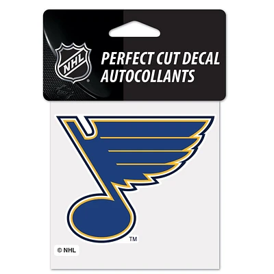 St. Louis Blues Perfect Cut Colour Decal 4" x 4"