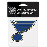 St. Louis Blues Perfect Cut Colour Decal 4" x 4"