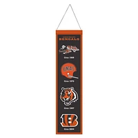 Cincinnati Bengals Evolution Wool Banner 8" x 32"