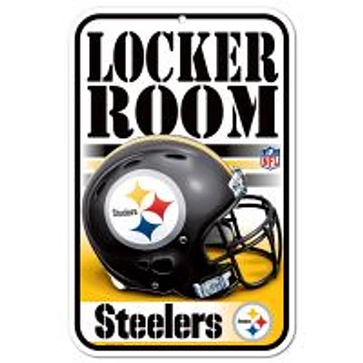 Pittsburgh Steelers Plastic Sign 11" x 17"