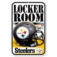 Pittsburgh Steelers Plastic Sign 11" x 17"