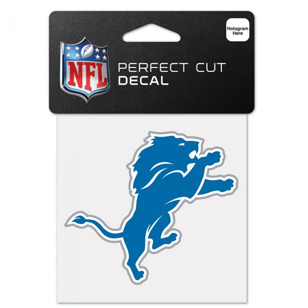Detroit Lions Perfect Cut Colour Decal 4" x 4"