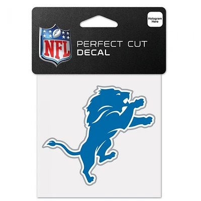 Detroit Lions Perfect Cut Colour Decal 4" x 4"