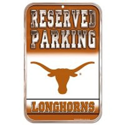 Texas Longhorns Plastic Sign 11" x 17"