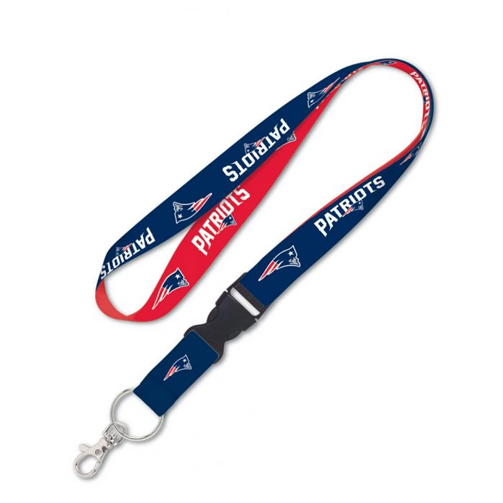 New England Patriots Lanyard With Detachable Buckle 1"