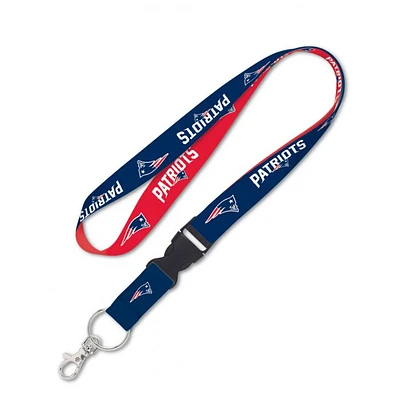 New England Patriots Lanyard With Detachable Buckle 1"