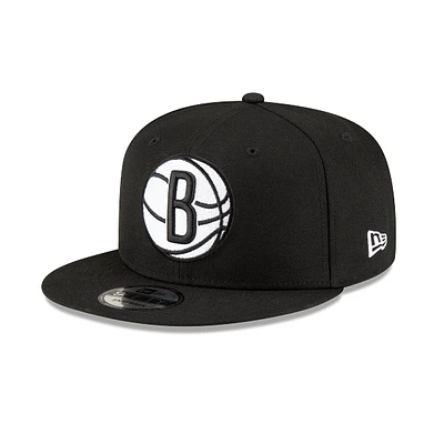 Brooklyn Nets Black and White 9Fifty