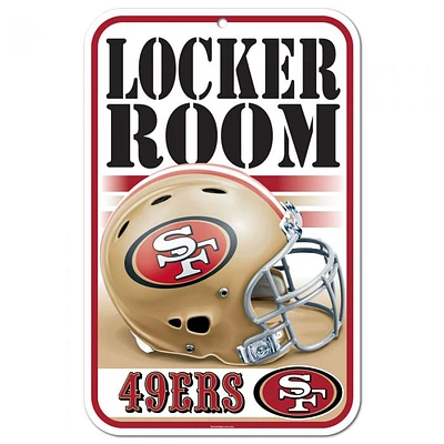 San Francisco 49ers Plastic Sign 11" x 17"