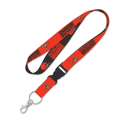 Cleveland Browns Lanyard With Detachable Buckle 1"