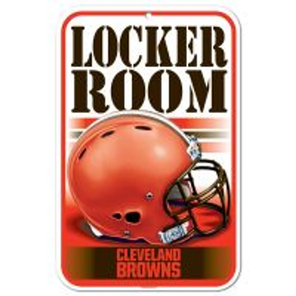 Cleveland Browns Plastic Sign 11" x 17"
