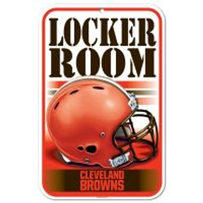 Cleveland Browns Plastic Sign 11" x 17"