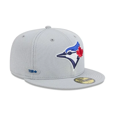Toronto Blue Jays Clubhouse 2025 Grey 59Fifty