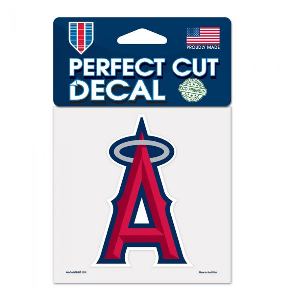 Los Angeles Angels Perfect Cut Colour Decal 4" x 4"