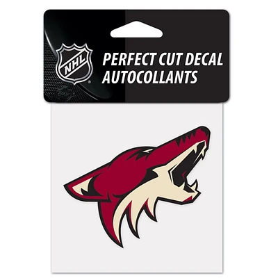 Arizona Coyotes Perfect Cut Colour Decal 4" x 4"