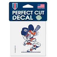 Detroit Tigers Cooperstown Mascot Perfect Cut Colour Decal 4" x 4"