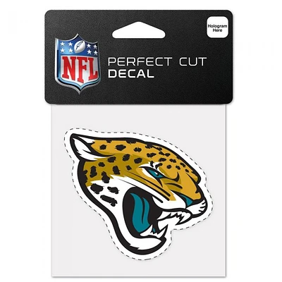 Jacksonville Jaguars Perfect Cut Colour Decal 4" x 4"
