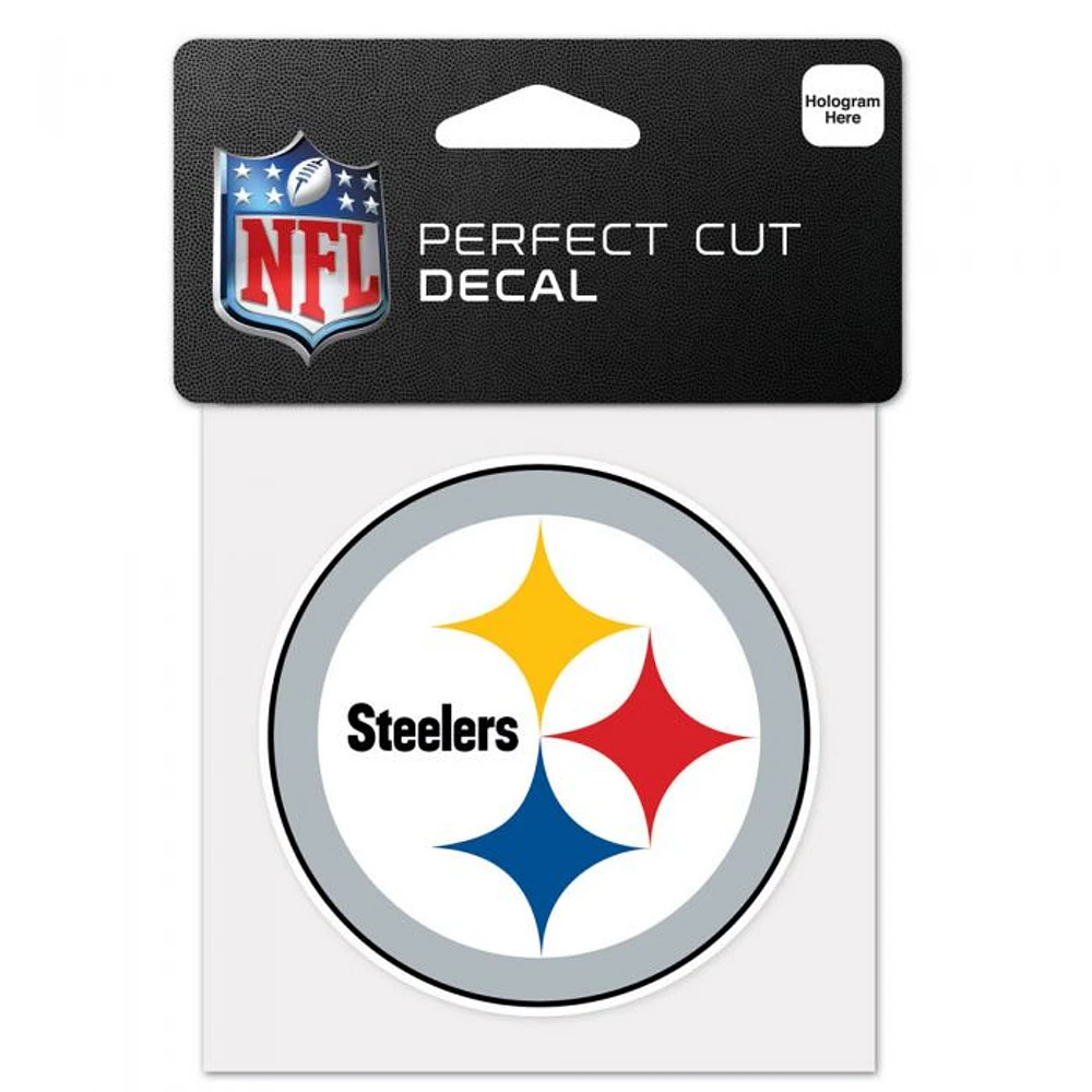 Pittsburgh Steelers Perfect Cut Colour Decal 4" x 4"