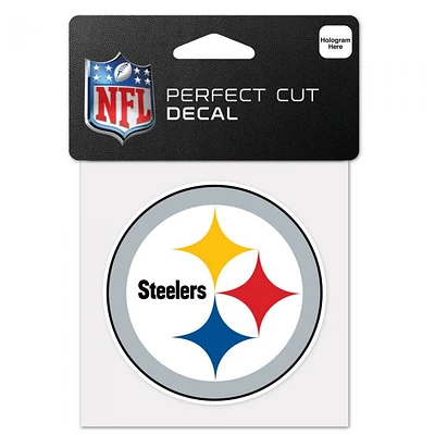 Pittsburgh Steelers Perfect Cut Colour Decal 4" x 4"