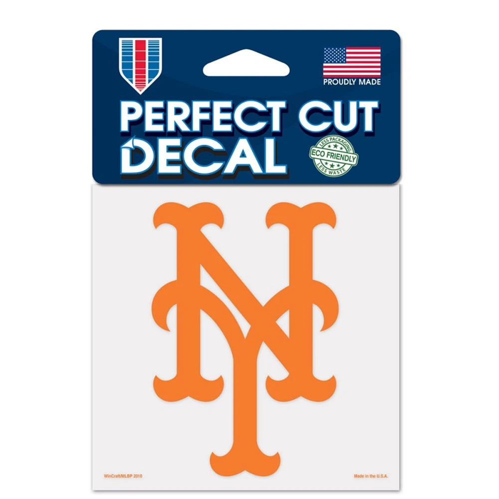 New York Mets Perfect Cut Colour Decal 4" x 4"