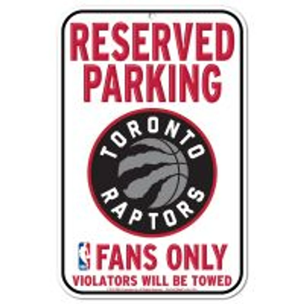 Toronto Raptors Plastic Sign 11" x 17"