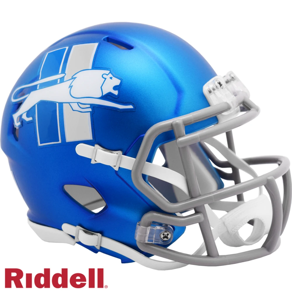 Detroit Lions 2023 On Field Alternate Speed Mini Helmet