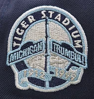 Detroit Tigers Navy and Silver Stadium Patch 59Fifty