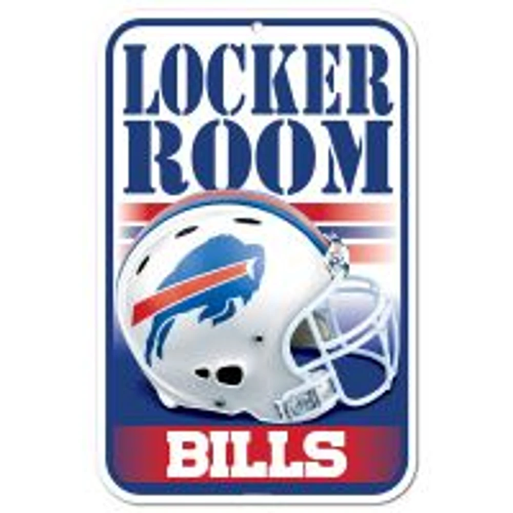 Buffalo Bills Plastic Sign 11" x 17"