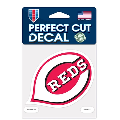 Cincinnati Reds Perfect Cut Colour Decal 4" x 4"