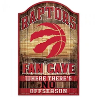 Toronto Raptors Fan Cave Wood Sign 11" x 17" 1/4" Thick