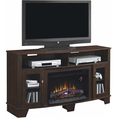 La Salle TV Stand with Fireplace Insert