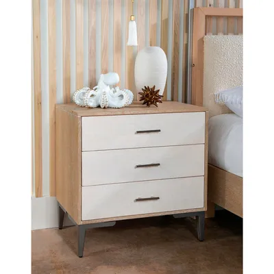 Biscayne 3-Drawer Nightstand