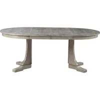 Round Pedestal Table with Leaves