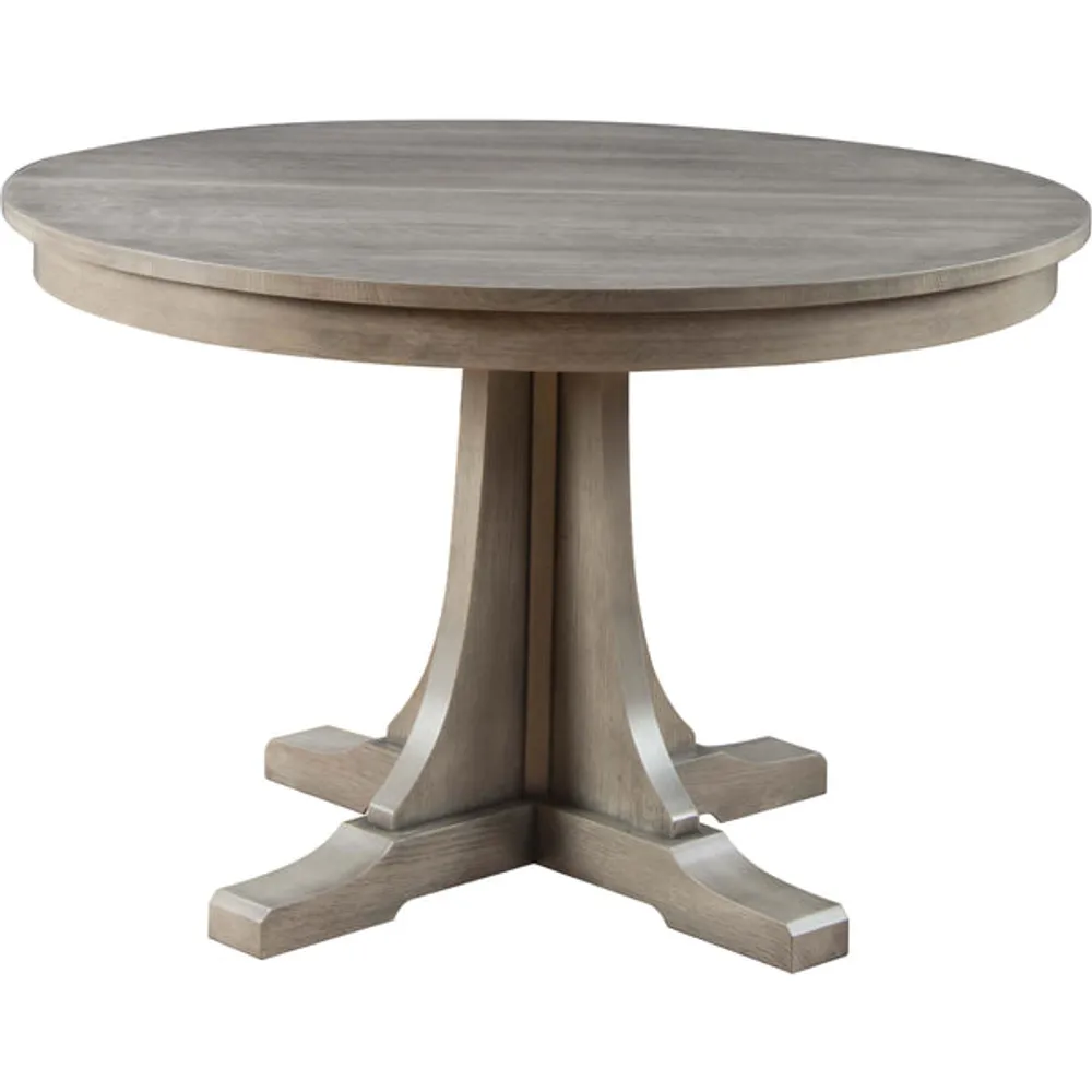 Round Pedestal Table with Leaves