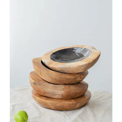 Assorted Teak Bowls