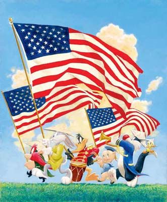 Warner Bros, "Patriotic Parade" Limited Edition Giclee