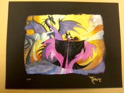 Maleficent Chiriograph By Toby Bluth