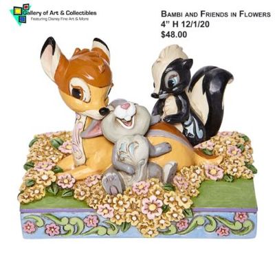 Bambi and Friends in Flowers