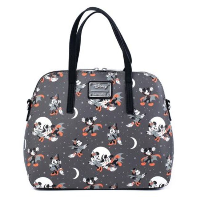 DISNEY MICKEY AND MINNIE HALLOWEEN AOP CROSS BODY BAG