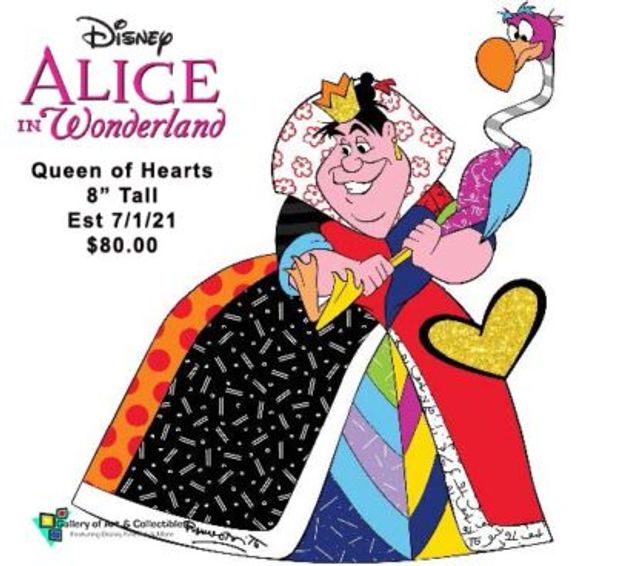 Britto Queen of Hearts