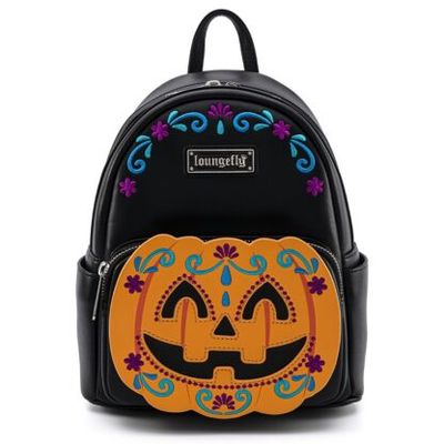 LOUNGEFLY HALLOWEEN PUMPKIN MINI BACKPACK