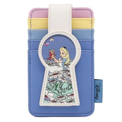 LOUNGEFLY DISNEY ALICE IN WONDERLAND KEYHOLE CARDHOLDER