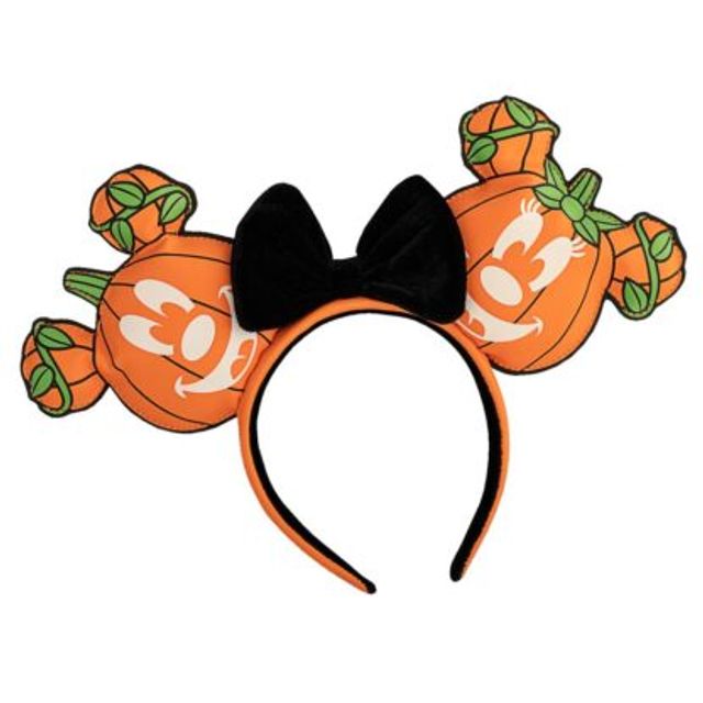 Loungefly DISNEY MICKEY-O-LANTERN GLOW IN THE DARK EARS HEADBAND