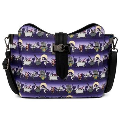 DISNEY THE NIGHTMARE BEFORE CHRISTMAS HALLOWEEN LINE CROSSBODY BAG