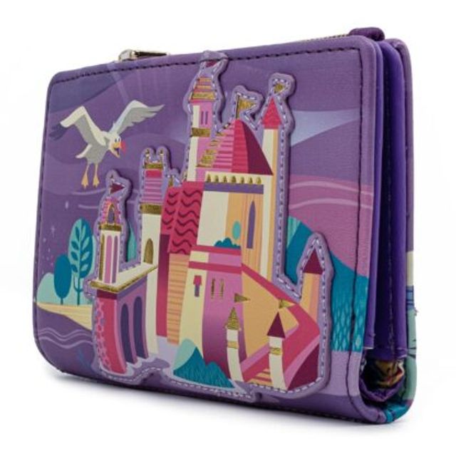 DISNEY THE LITTLE MERMAID ARIEL CASTLE FLAP WALLET