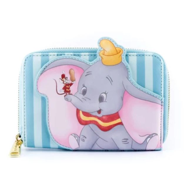 DISNEY DUMBO 80TH ANNIVERSARY ZIP AROUND WALLET