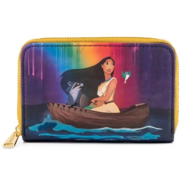 Pocahontas Just Around the Riverbend Zip Around Wallet