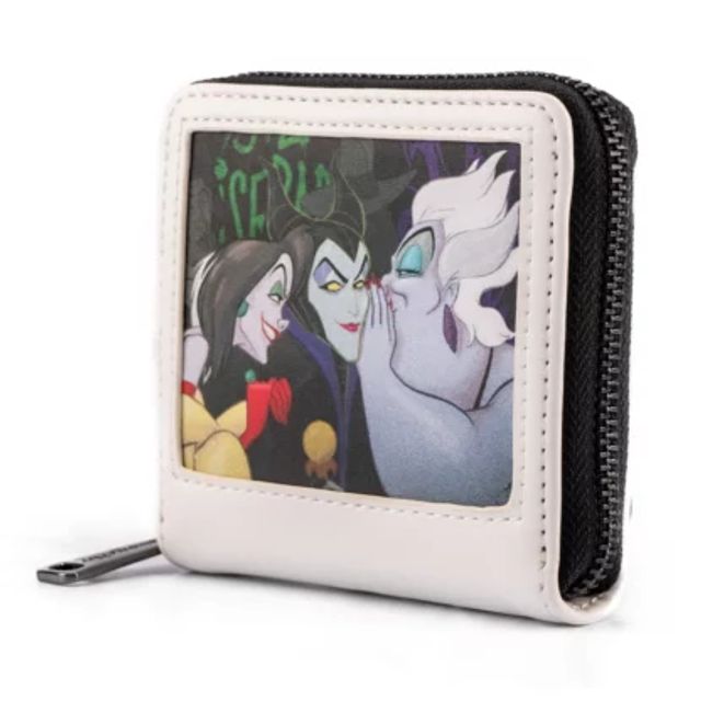 Disney Villains Color Block Zip Around Wallet