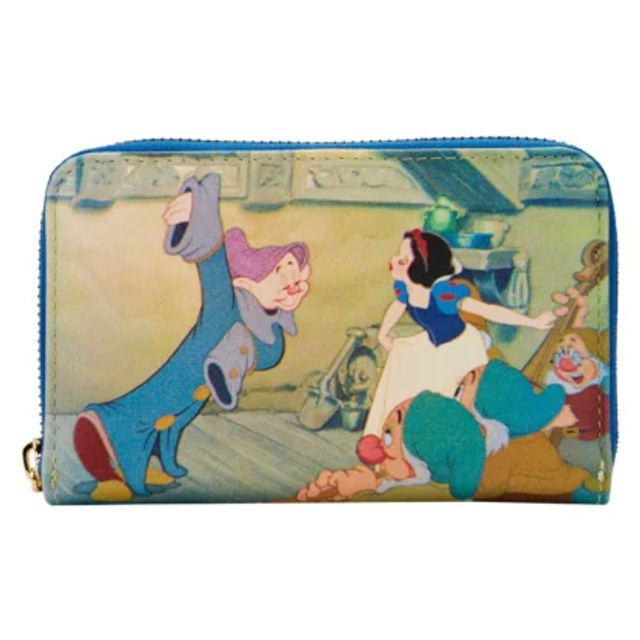 Snow White Scenes Zip Around Wallet