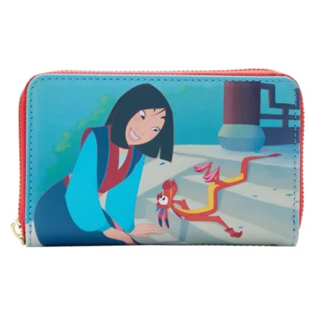 Mulan Princess Scene Zip Around Wallet