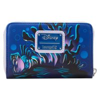 The Little Mermaid Ursula Lair Glow Zip Around Wallet